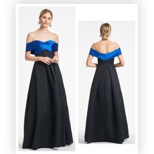 NEW Sachin & Babi Kelli Gown - Blue/Black Size 10 $795